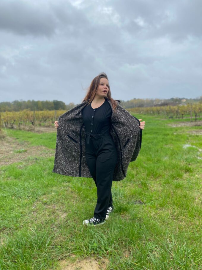 veste double-face laine poches sud ouest local Lehna