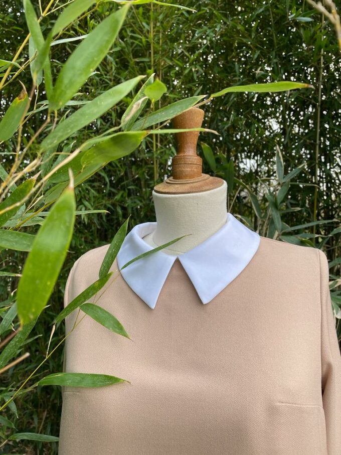 robe droite large artisanat polyester viscose printemps Lysa