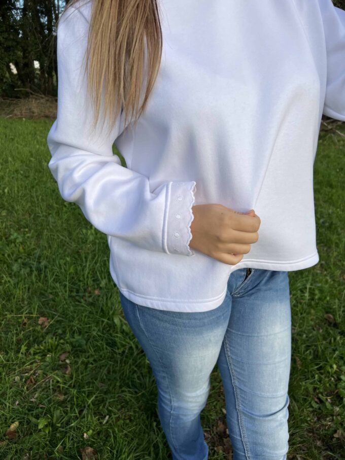 pull maille décontracté Bordeaux artisanat création Thaïs