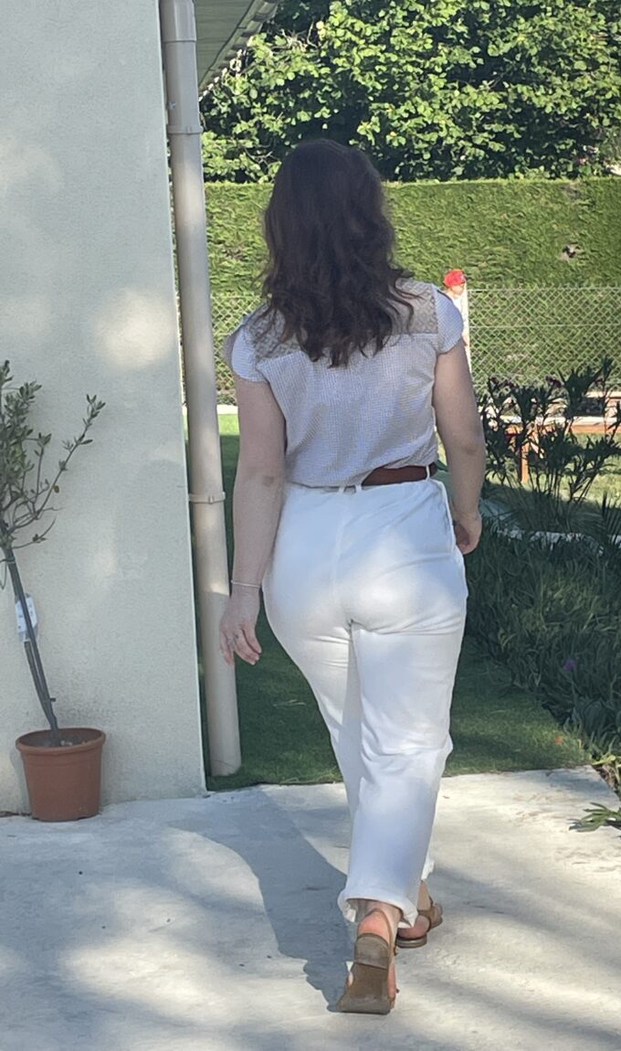 Chemisier-delphine-wasni-france-04 chemisier vichy boutonné manches courtes fantaisies bi matière coton dentelle Delphine