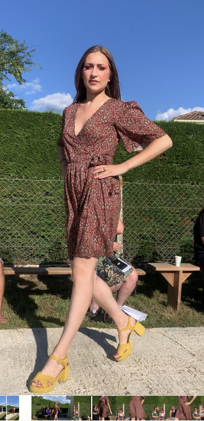 Robe-mila-wasni-france-01 Robe portefeuille fleurie marron mi longue été Mila Bordeaux