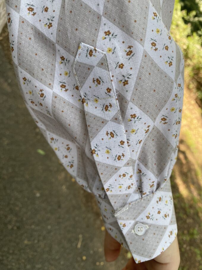 chemisier-corine-wasni-france-03 chemise imprimée coton automne manche longue poignet boutonne Corine