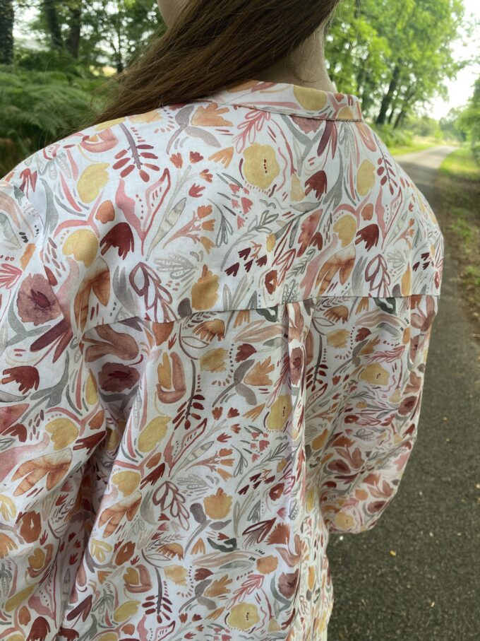 chemisier-naya-wasni-france-02 chemise imprimée coton boutonnée automne manches longues empiècement dos Naya